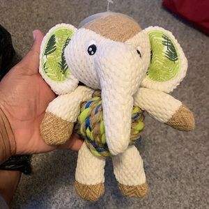 NWT dog toy elephant